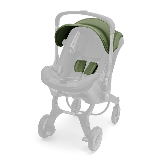 Doona i Canopy & Shoulder Pads - Desert Green