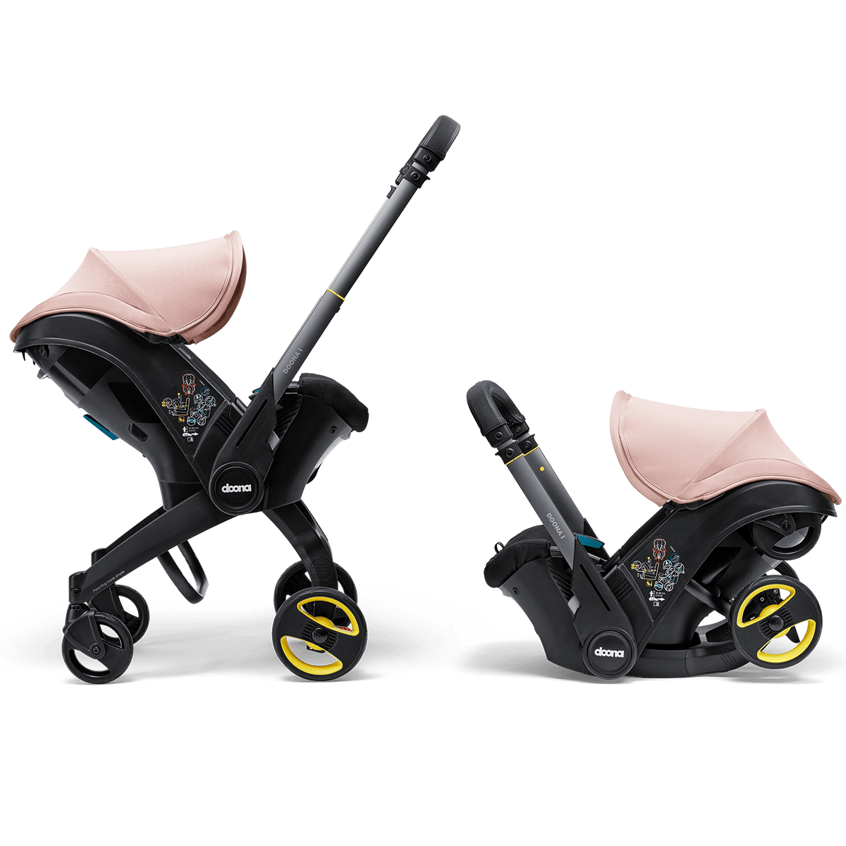 Doona i Car Seat & Stroller - Blush Pink