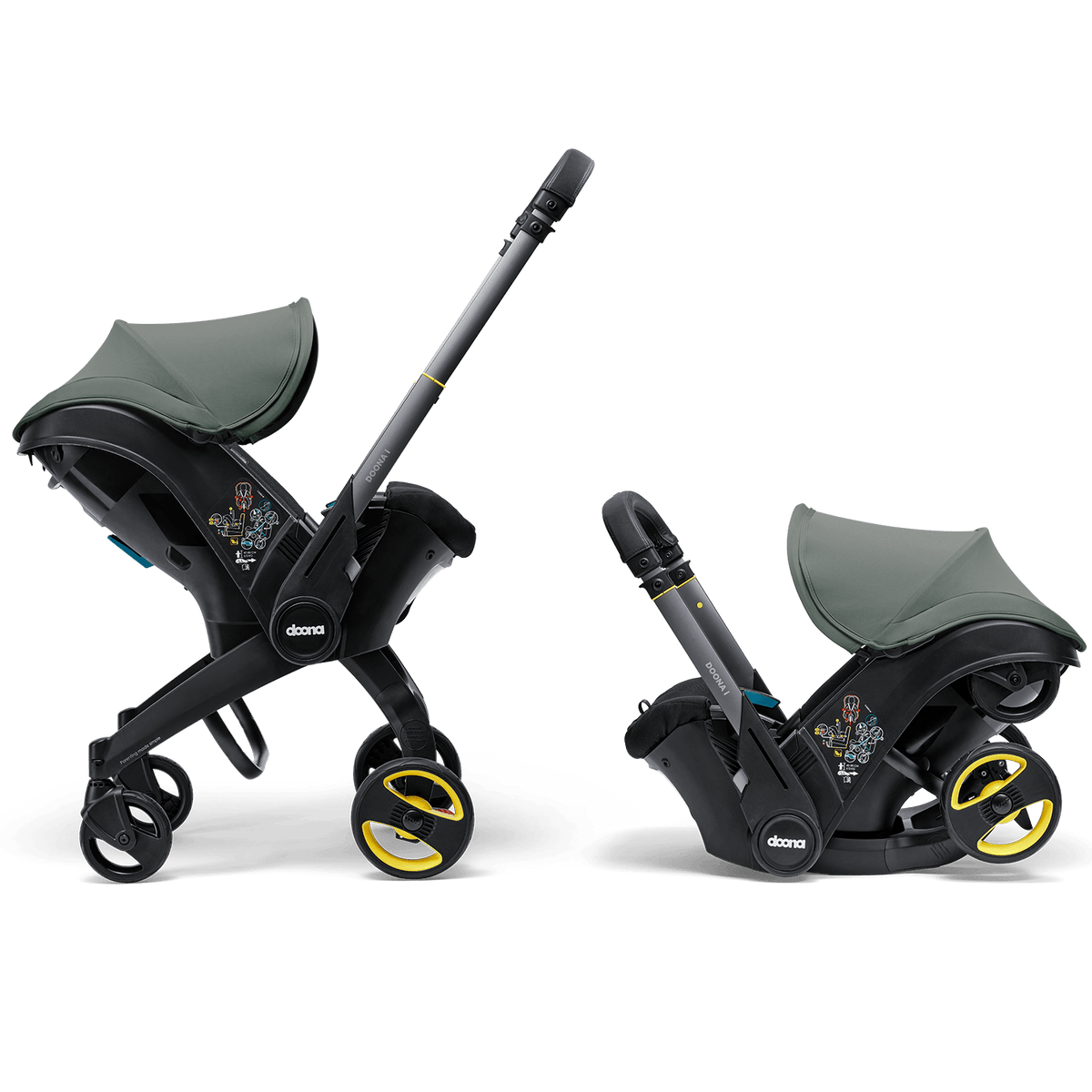 Doona i Car Seat & Stroller - Slate Green