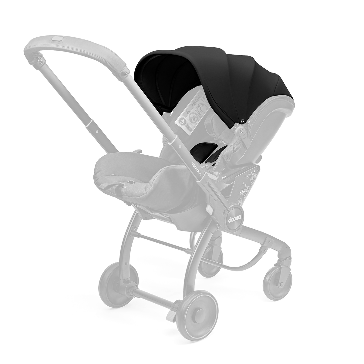 Doona X Canopy & Shoulder Pads - Nitro Black
