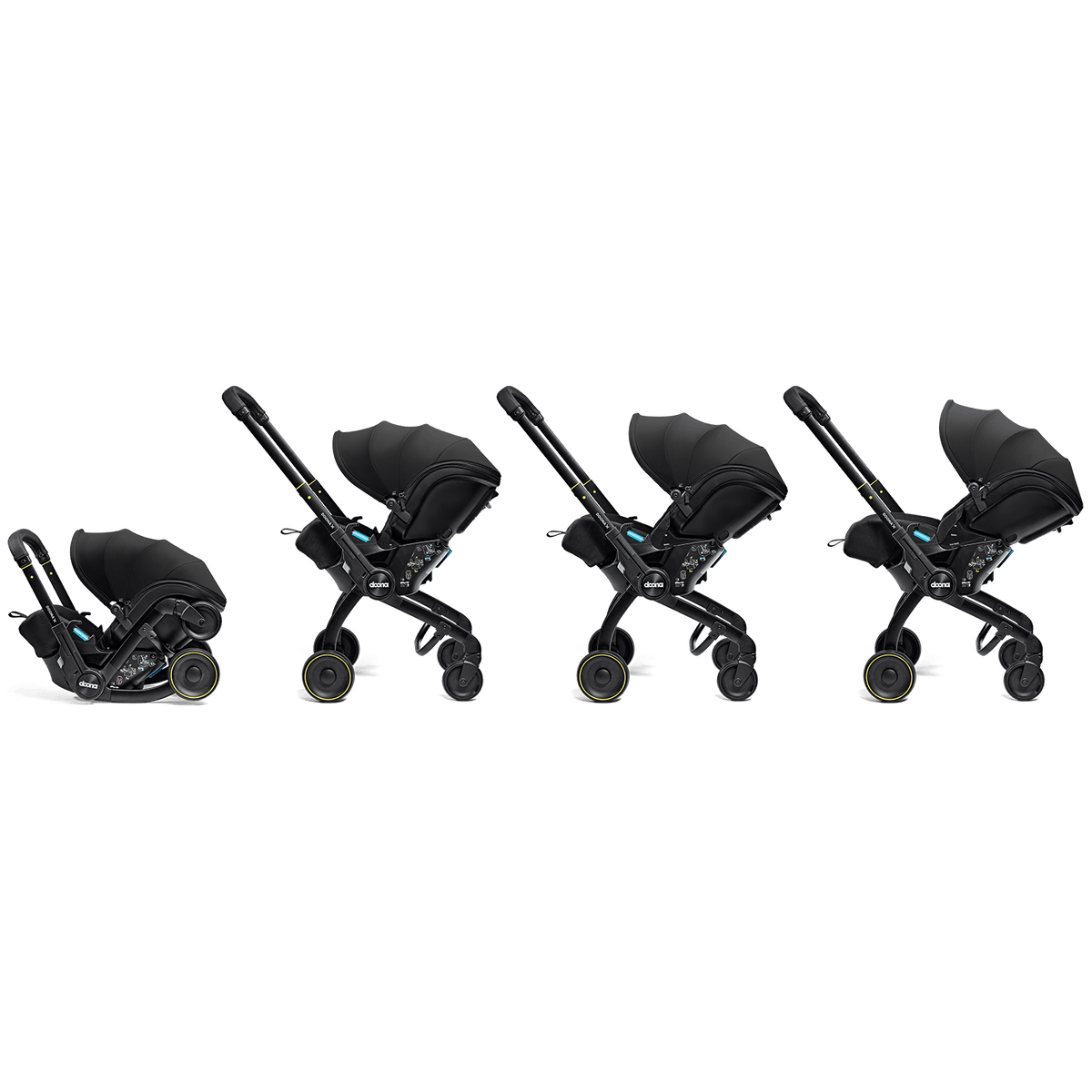 Doona X Car Seat & Stroller - Nitro Black 
