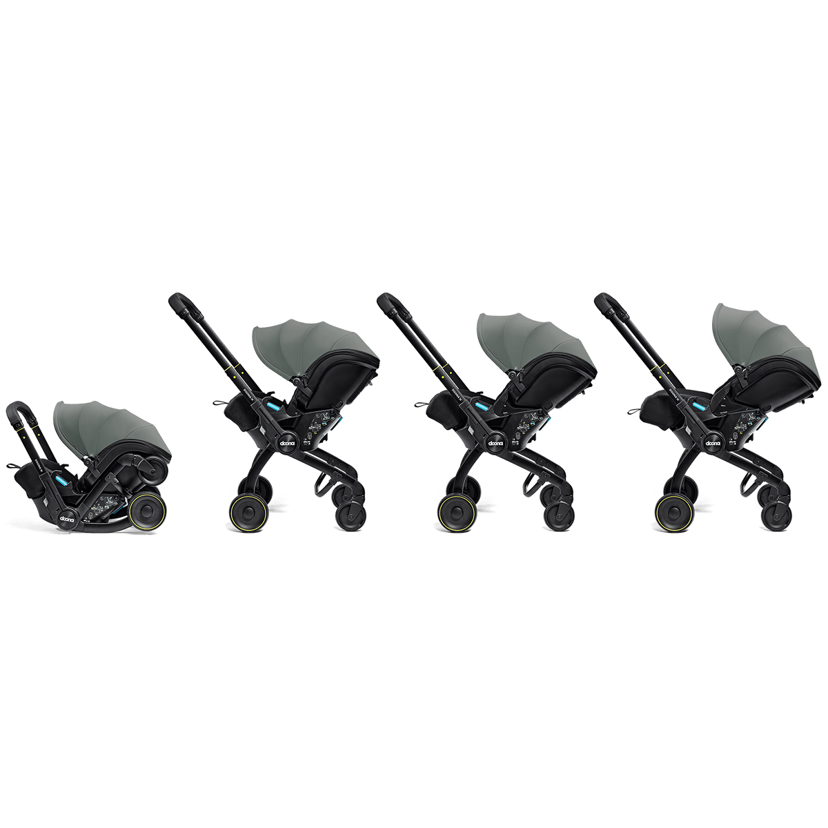 Doona X Car Seat & Stroller - Slate Green