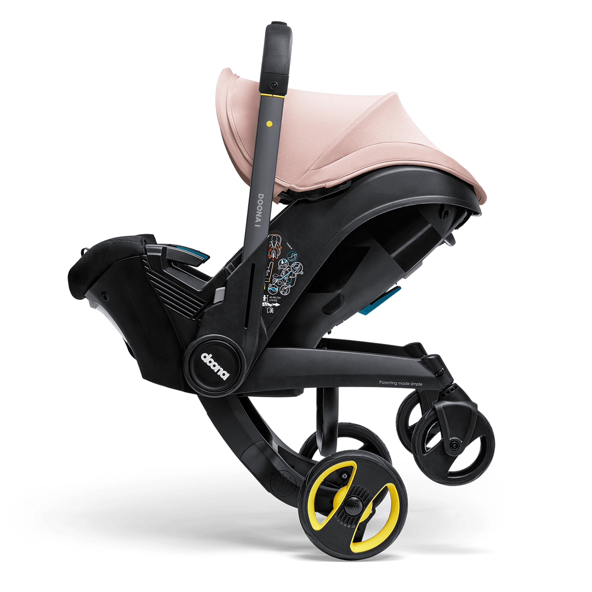 Doona i Car Seat & Stroller - Blush Pink